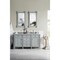 James Martin Vanities Brittany 60in Double Vanity, Urban Gray w/ 3 CM Carrara Marble Top 650-V60D-UGR-3CAR - alternate 6